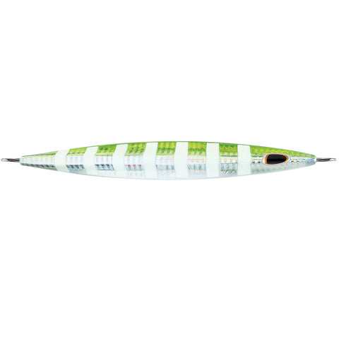 Williamson Kensaki 280 Jig - 7.25" - 9-7/8oz - UV Green Sardine Zebra [KSJ280UVGSZ]