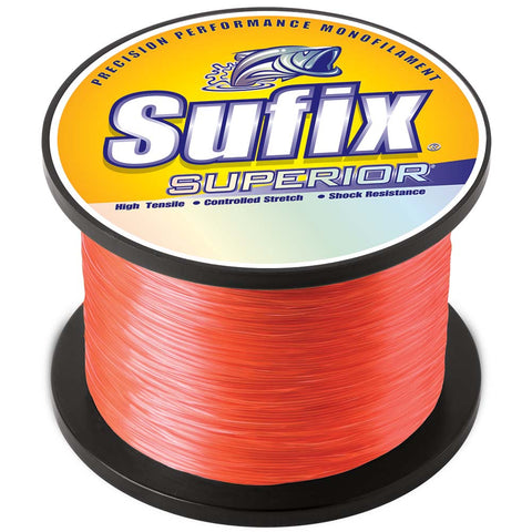 Sufix Superior Neon Fire Monofilament - 100lb - 1205 yds [647-791]