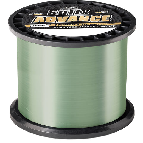 Sufix Advance Monofilament - 14lb - Low-Vis Green - 1200yds [604-1014G]