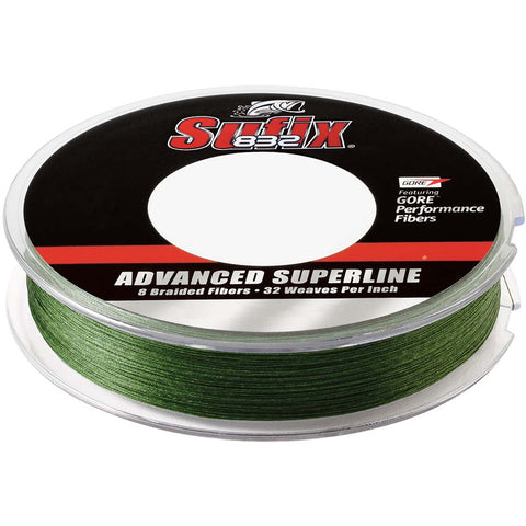 Sufix 832 Advanced Superline Braid - 8lb - Low-Vis Green - 300 yds [660-108G]