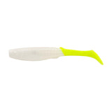 Berkley Gulp! Paddleshad - 4" - Pearl White/Chartreuse [1545531]